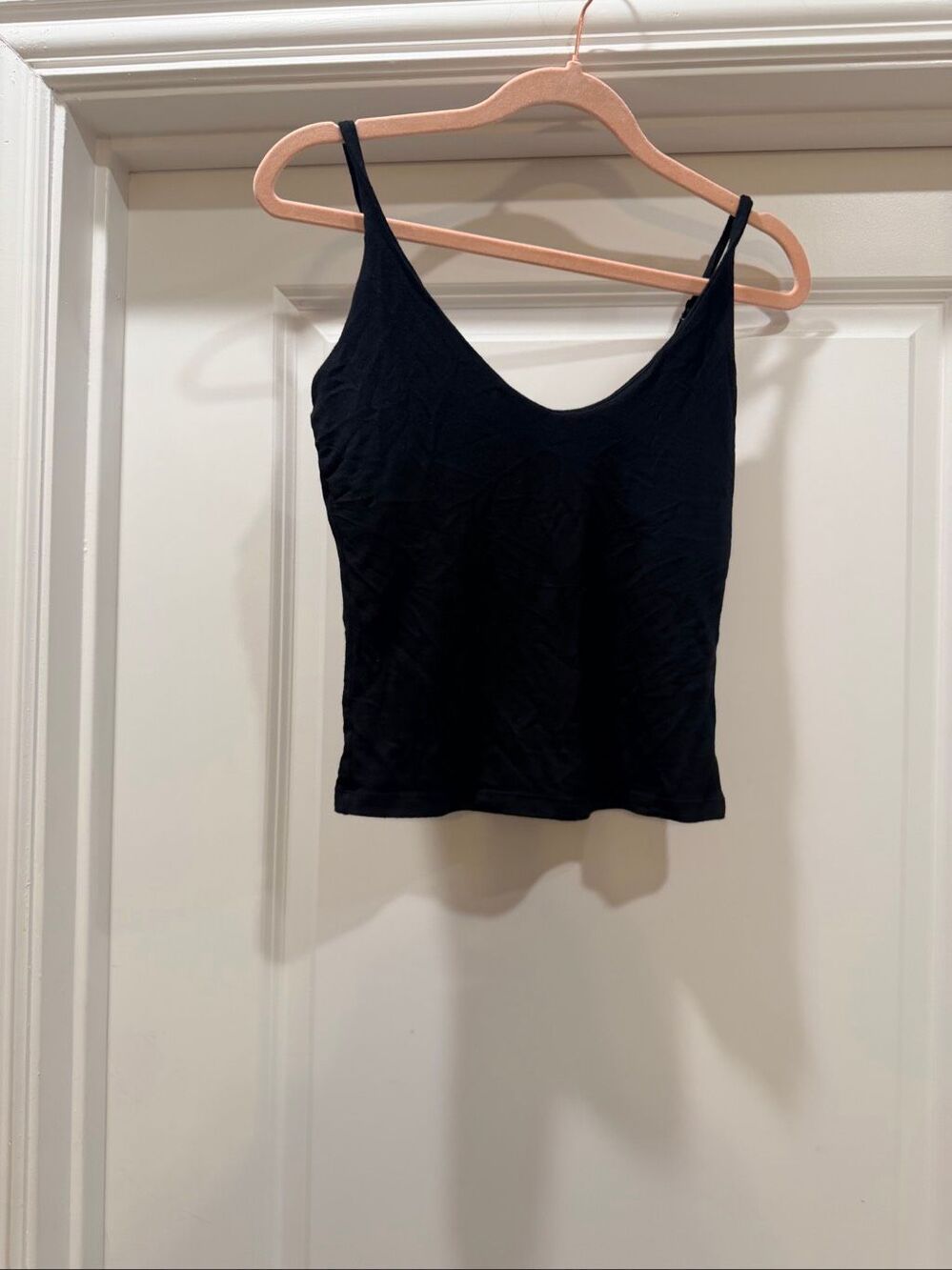 Skims Black Fits Everybody Cami Tank Top Basic Layering Undergarment Small S